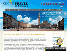 Tablet Screenshot of crowncruise.com
